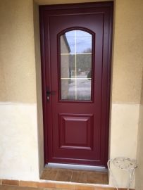 PORTE ENTREE PVC A AUBENAS