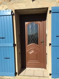 PORTE ENTREE PVC PLAXE A CHASSIERS
